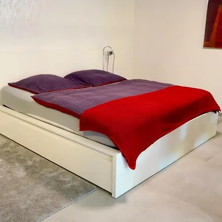 Helle Kellerwohnung Im Gruenen Mit Sauna شقة