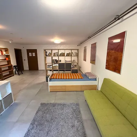 Helle Kellerwohnung Im Gruenen Mit Sauna * Kolín nad Rýnem