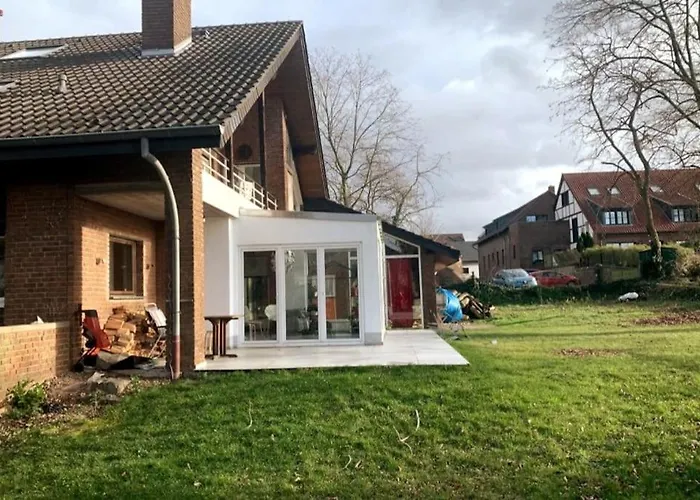 Helle Kellerwohnung Im Grünen Mit Sauna Apartment